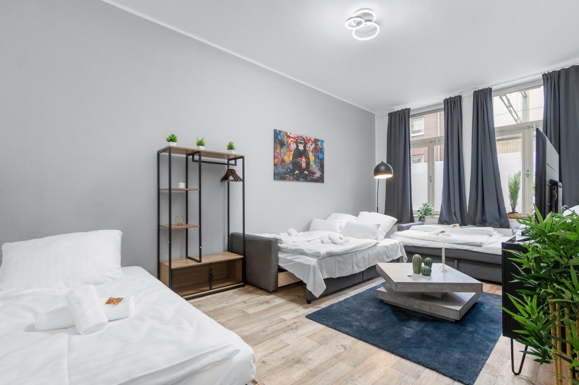 Tolles Design, Hochwertig, Vollausstattung, 3 Zimmer, Grosses Bad & Gaeste-Wc, Grosse Kueche, 3 X Smart Tv, 11 Min Zum Hbf Duisburg Zewnętrze zdjęcie