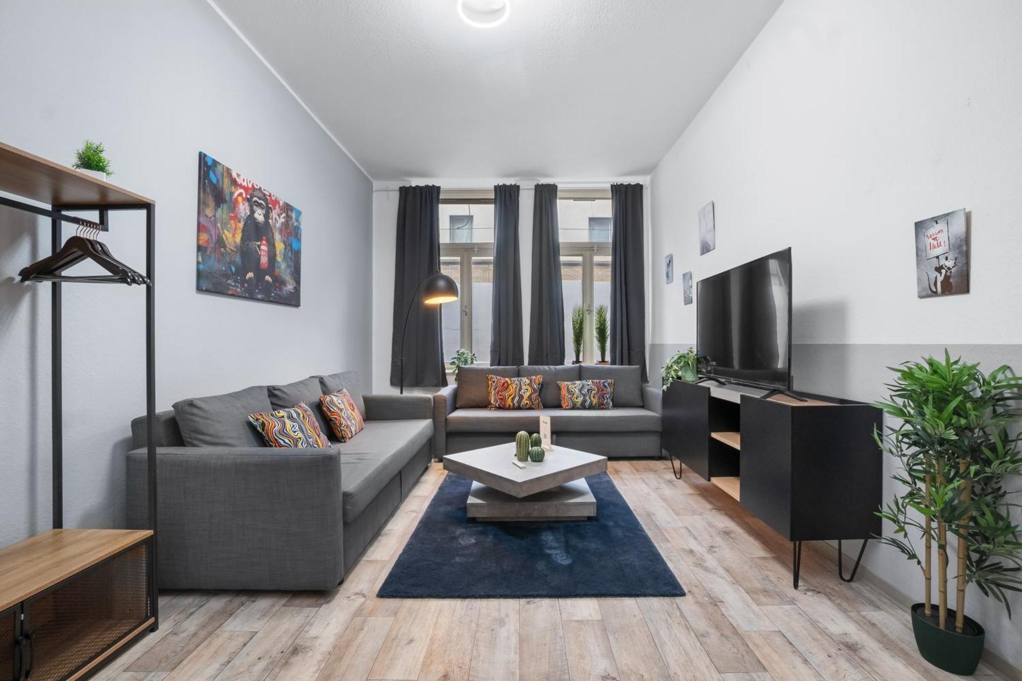Tolles Design, Hochwertig, Vollausstattung, 3 Zimmer, Grosses Bad & Gaeste-Wc, Grosse Kueche, 3 X Smart Tv, 11 Min Zum Hbf Duisburg Zewnętrze zdjęcie